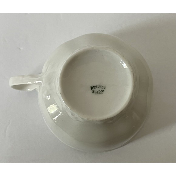 Vintage Haviland China Ranson Pattern Cup and Saucer Set - Picture 6 of 9